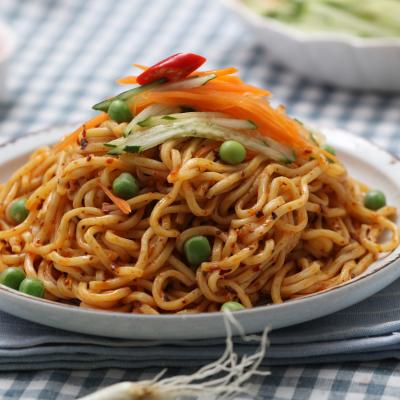 China Wholesale Hot Sale Low Fat Healthy Spicy Flavor Products Cold Instant Noodles for sale