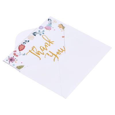 China Cute All Occasion Greeting Cards Wholesale Custom Greeting Card Envelope Thank You Cards for sale