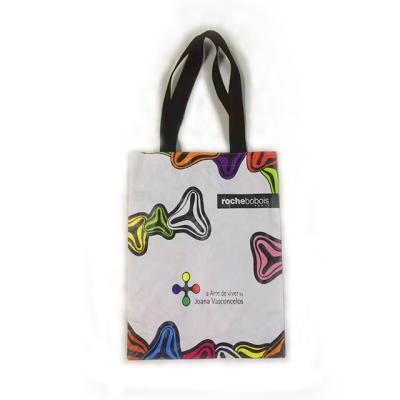 China Unique Promotional Eco-friendly Rope Handle Customized Printed Waterproof Dupont Tyvek Paper Tote Bag With Handles for sale