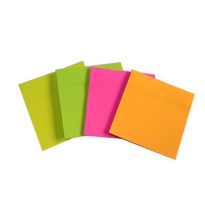 China Promotional Custom Logo Printed Self Adhesive Sticky Notes Adhesive Memo Pad for sale