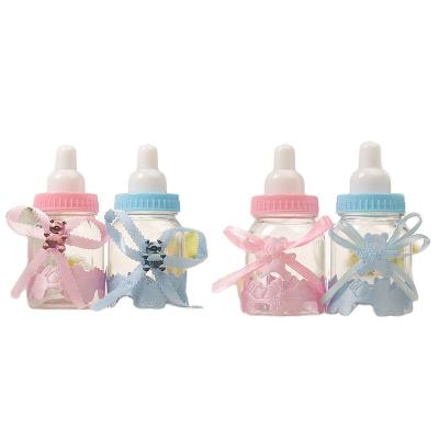 China Baby Shower Party The Best Eco-Friendly Multicolor Plastic Wide Neck Baby Bottle For Baby Shower Party for sale