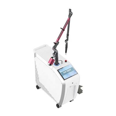 China Q Switched Acne Treatment Vertical Laser Dye Removal Machine Tattoo Eyebrow Removal Beauty Equipment For Salon for sale