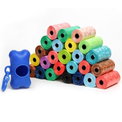 China Sustainable Factory Price 25 Rolls / Ctn Disposable Eco Friendly Dog Waste Poo Bags for sale