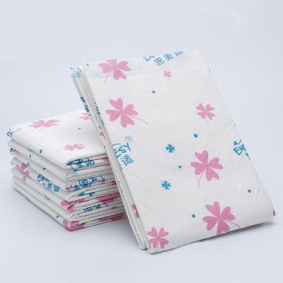 China Sustainable Soft Feel Pet Nonwoven Fabric Sanitary Pad With Printed PE Film for sale