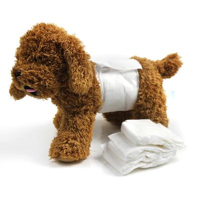 China High Sustainable Absorbent Pet Diaper Quick Dry Outdoor Disposable Diapers For Male Dogs for sale