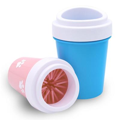 China Cheap Pet Foot Paw Stabilized Silicone Feeds Dog Paw Cleaner Stored Cleaner Cup for sale