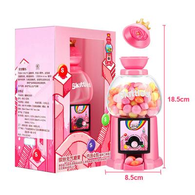 China With Coin Bank Function Food Toy Store Bulk Wall Mounted Novelty Mini Gumball Machine Candies Candy Automatic Sweet Dispenser for sale