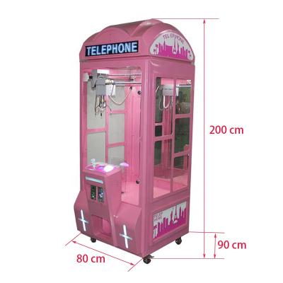 China 2020 L80*W90*H200 cm Crane Claw Crane Machine/Claw Crane Mini Outdoor Claw Crane Machine Arcade Game/Claw Crane Machine for sale