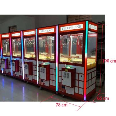 China British phone toy crane claw machine soft arcade games crane British crane claw machine phone claw machine/vending machine toy cube/jabot machine for sale