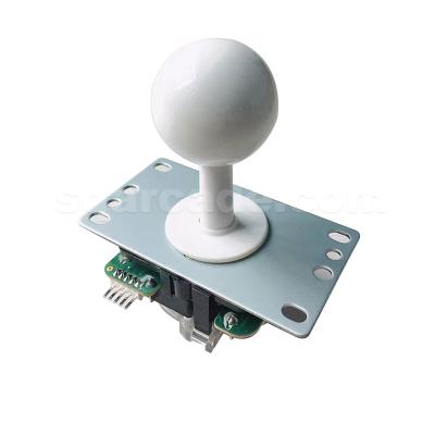 China Connect American Electronic Game Joystick 4/8 Way Style Arcade Transparent Stick Joystick To Ball Top For Arcade Game Machine for sale