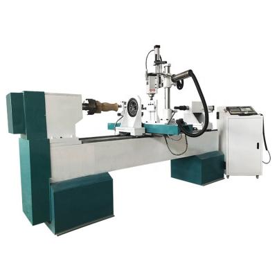 China Philippines ATC CNC Lathe 1530 Wooden Legs Machine Wood Table Turning Lathe With Auto Tool Changer for sale