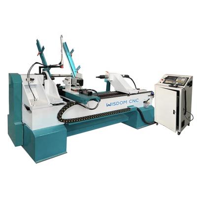 China Lathe Construction Material Stores WS-L1530A Wisdom CNC Automatic Feeding Wood Turning And Milling Machine for sale