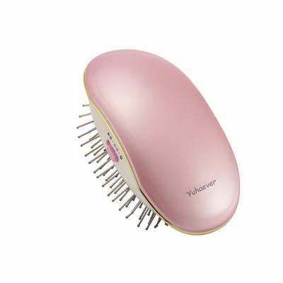 China Plastic Small Size Not Heating Electric Portable Styling Brush Massage Hair Comb Brush Negative Ions Hair Care Hair Straightener for sale