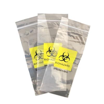 China Professional Recyclable Plastic Clear Specimen Bag Manufacturer Ziplock Medical Specimen Bags for Lab Pathology for sale