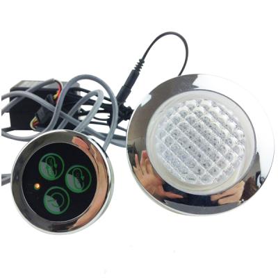 China Embedded Modern CE Embedded RGB LED Hydraulic Whirlpool Lamp Bathtub Light for sale