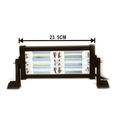 China PC Car Accessories For New 13 Inch 5 Row 180W Led Light Bar Spotlight 12v 24v Accessories 4x4 Offroad Truck Auto Lights for sale