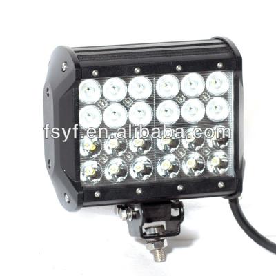 China 4 Rows 72W Led Light Bar , Led Work Light High Power Led Light Bar For Trucks Boat 4X4 4WD SUV ATV Wrangler for sale