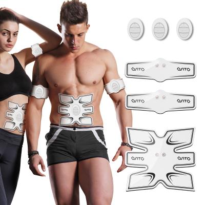 China 10 Modes 25 Intensities ABS Fitness Equipment Abdominal Muscle Trainer Muscle Toner Smart Wireless Vibrator for sale