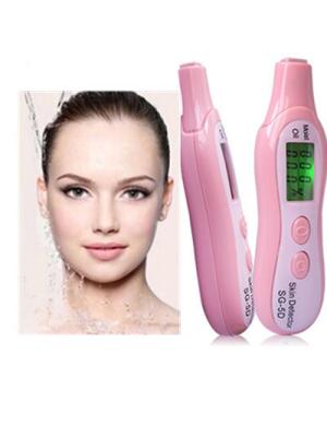 China Battery Power Portable Facial Skin Moisture Meter 16 ~ 63% Oil Range for sale