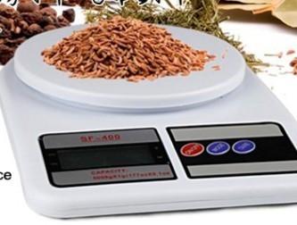 China 5kg Balance Stainless Steel Electronic Kitchen Scale With Glass Platform for sale