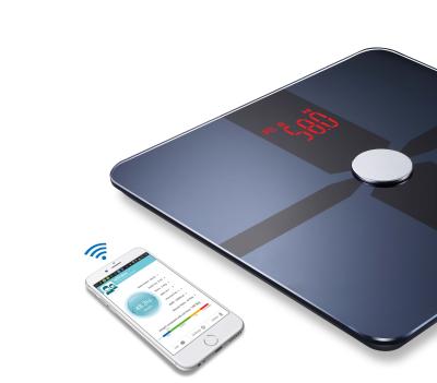 China High Precision Bluetooth Digital Body Fat Scale With 4 Sensors for sale