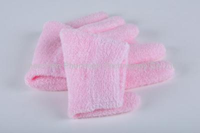 China OEM Salon Thermoplastic Rubber Moisturizing Gel Gloves with Natural Oil for sale