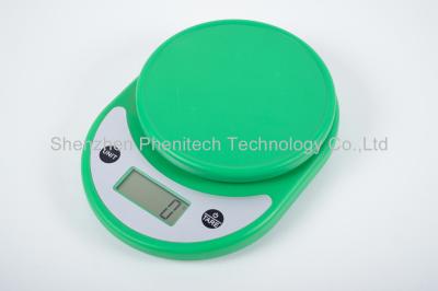 China High Precision Food Kitchen Electronic Scales with Colorful Plastic Shell for sale