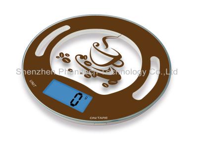 China 90 × 30mm LCD Screen 5kg Electronic Kitchen Scale With Tare Function for sale