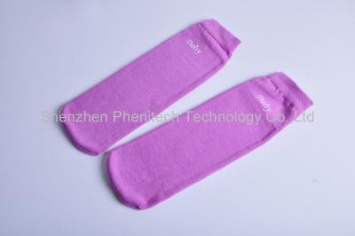 China Whitening Long Violet Beauty Spa Moisturizing Gel Heel Socks For Skin Smooth for sale