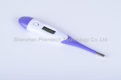 China ABS Resin Digital Flexible Thermometer with Purple and White Colors for Clinic for sale