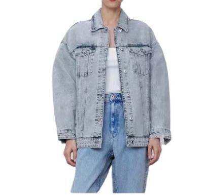 China Fashion high quality QUICK DRY Gray Jeans Jacket Women special high quality denim jacket women jeans jacket for sale