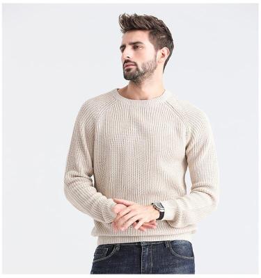 China 2021 wholesale Anti-wrinkle long sleeve pullovers men knitwear tops neck pullover knitted autumn men winter sweater causal ribs knit for sale