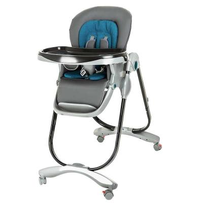 China Wholesale Modern Referee Chair Baby Portable Feeding Chair Foldable Dining Chair With Wheels for sale