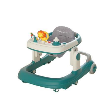 China Fashionable 3 in 1 Baby Walker Ride On Toy Toddler Collapsible Activity Assistant Unique Baby Walker Car Music for sale