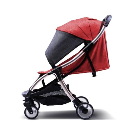 China High Quality Canvas High End Baby Carriage Lightweight Foldable Baby Stroller With One - Fold Main Baby Carriage for sale