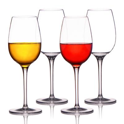 China Michley Amazone Unbreakable Hot Selling 100% Plastic Tritan Dishwasher Safe Wine Glass Stemmed Riesing Red Wine Glass Tumbler for sale