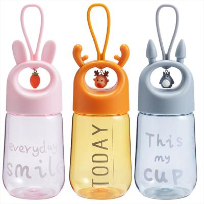 China Michley Cartoon Cute School Student Plastic Cute Water Bottle Viable Hot Sale New Design for sale