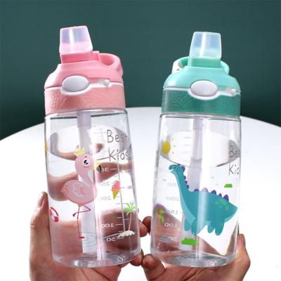 China Michley 480ml BPA Tritain Free Reusable High Quality Plastic Clear Student Boy And Girls Kids Water Bottle for sale