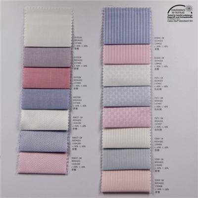 China Shrink-resistant 60%cotton 40%polyester dobby fabric for shirts for sale