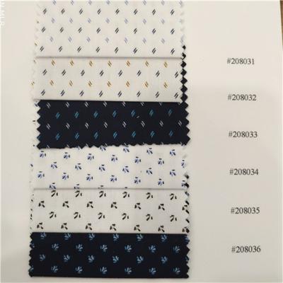 China 2020 New Printing Smooth Touching Woven Fabric For Shirt Wear In Stock for sale