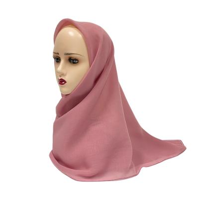 China Sarong hijab veil cotton poly cotton fabric custom size bawal plain hijab cotton veil plain woven sarongs for sale