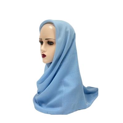 China Hot sale muslim bawal wholesale women hijabs jacquard factory price dyed 100% polyester jacquard scarf for sale