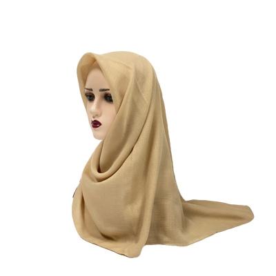 China 2021 Premium Jacquard Custom Indonesia Hijabs Fabric Voile Scarf Lightness Women Classic Tudung for sale