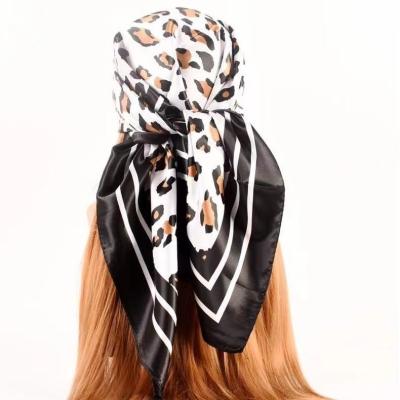 China 2022 Polyester winter printed hijab silk head scarves luxury scarf for women fashion factory price for sale