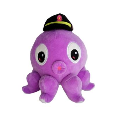 China Hot Selling Super Soft Velvet Plush Toy Stuffed Doll Soft Toys Made Plush Squid Doll Design Custom Toys With Korea for sale