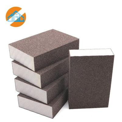 China For Drywall Wood Sponge High Density 98*68*26mm Sanding Sponge Wood Sanding Maker for sale