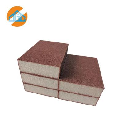 China JGC Brand Sponge Block 100*70*25 mm Sanding Abrasive Sanding Sponge Sanding Block for sale