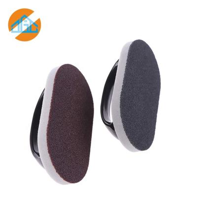 China Viable Eraser Sanding Sponge Scrub Handle Handle Sink Pot Bowl Kitchen Tool Emery Sponge Cleaning Handle for sale