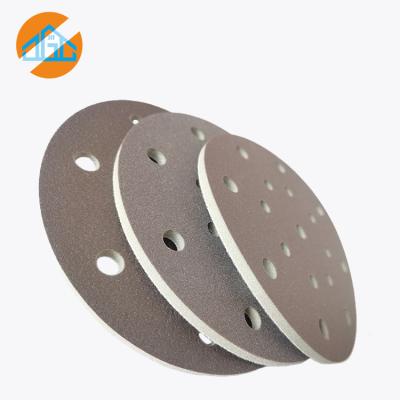 China For 3C polishing or car grinding inch etc. 6 (150mm) 3000 Grit High Performance Hook and Loop Sanding Discs Heavy Duty Around Assemble Sandpaper Sponge for sale