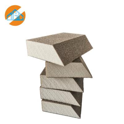 China Super High Density Reusable Bevel Sanding Sponge Sanding Wet Dry Bevel Sponge Blocks Sand Durable for sale